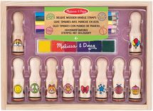 Wooden handle stamps deluxe M&D12306-3942 Melissa & Doug 1
