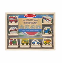 My First Wooden Stamp Set - Vehicles MD12391 Melissa & Doug 1