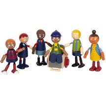Dolls family with wheelchair LE12396 Small foot company 1