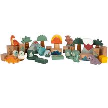 Wooden Building Blocks Dino LE12621 Small foot company 1