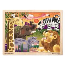 Wooden jigsaw puzzle African plains MD12937 Melissa & Doug 1