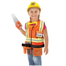 Construction Worker Role Play Costume Set MD14837 Melissa & Doug 1