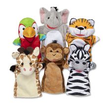 Safari Buddies Hand Puppets MD19118 Melissa & Doug 1