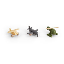 3 bioplastic aircraft vehicles 7 cm V20-89048 Viking Toys 1