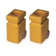 Set of two yellow dust bins FA-2082 Fagus 1