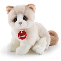 White and beige cat plush 20 cm TRU-20872 Trudi 1