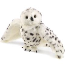 Handpuppet Snowy owl FO-2236 Folkmanis 1