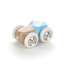 Blue solid wood car V2312B Vilac 1