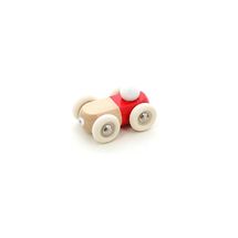 Red solid wood mini car V2317R Vilac 1