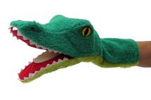 Crocodile clacking hand puppet MU-23448B Moravská ústredna Brno 1