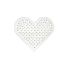 Small heart plate Midi plastic beads HAMA-236 Hama 1