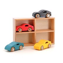 Supercars 4-piece wooden car set V2369 Vilac 1