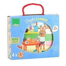 4 puzzles The House V2643 Vilac 1