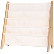 Cream recycled fabric book rack EFK-107-016-009 3 Sprouts 1