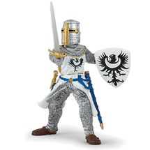 White knight with sword figure PA-39946 Papo 1