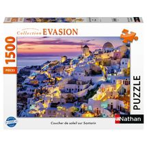 Puzzle Sunset on Santorini 1500 pieces N12001532 Nathan 1