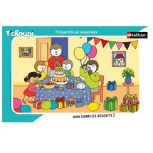 Puzzle T'choupi celebrates his birthday 15 pcs N86070 Nathan 1