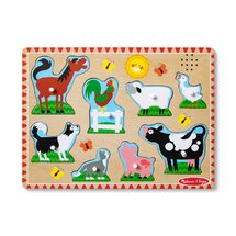 Farm Animals Sound Puzzle MD50204 Melissa & Doug 1