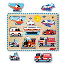 Vehicles Sound Puzzle MD50206 Melissa & Doug 1
