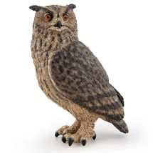 Great Horned Owl Figurine PA-50305 Papo 1