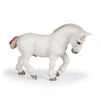 White Percheron figure PA-51567 Papo 1