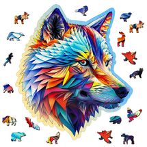 Wooden puzzle Classy Wolf 250 pcs WC-HE-0170-L Wooden City 1