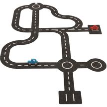 Floor road track with 2 vehicles GK53812 Goki 1
