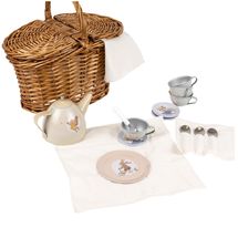 Tin tea set in a basket Friends EG540062 Egmont Toys 1