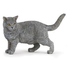 Chartreux cat figurine Carthusian PA54040 Papo 1