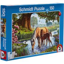 Puzzle Horses by the stream 150 pieces S-56161 Schmidt Spiele 1