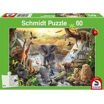 Puzzle Animals in Africa 60 pieces S-56454 Schmidt Spiele 1