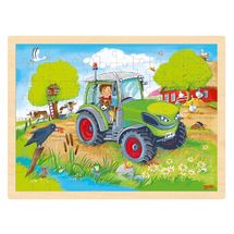 Puzzle Tractor GK57326 Goki 1