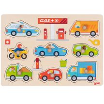 Gas station lift-out puzzle GK57341 Goki 1