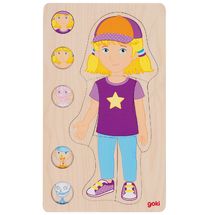 Human body puzzle, girl GK57362 Goki 1