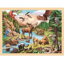 Puzzle north american wilderness GK57409 Goki 1