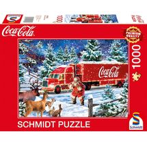 Puzzle Coca Cola Christmas Truck 1000 pcs S-57598 Schmidt Spiele 1