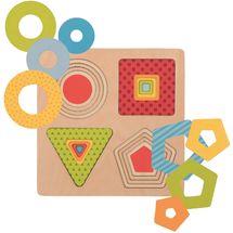Layer puzzle geometrical shapes GK57705 Goki 1