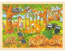 Puzzle forest baby animals GK57734 Goki 1