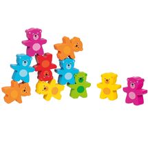 Colorful bears stacking game GK58384 Goki 1