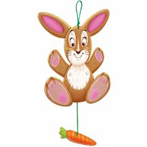 Hanna Rabbit, wooden jumping figure SE60009 Selecta 1