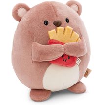 Plush toy Nomo Bear 27cm with french fries NI-61408 Nici 1