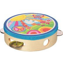Flower Power Tambourine GK61841 Goki 1