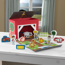 Travel Box Play Set - Farm KI63386 Kidkraft 1