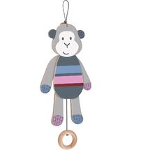 Wriggle monkey, wooden jumping jack SE64027 Selecta 1