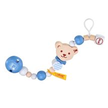 Pacifier chain Bear Steiff blue SE64303 Selecta 1