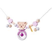 Steiff Bear stroller toy chain pink SE64304 Selecta 1