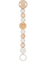 Soother chain heart white GK65211 Goki 1