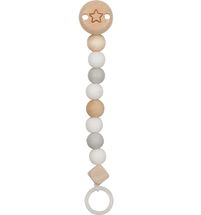 Soother chain star grey white GK65238 Goki 1