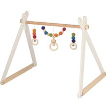 Wooden baby gym rainbow GK65357 Goki 1