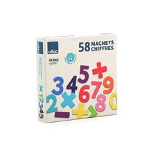 Magnetic numbers 58 pcs V6707 Vilac 1
